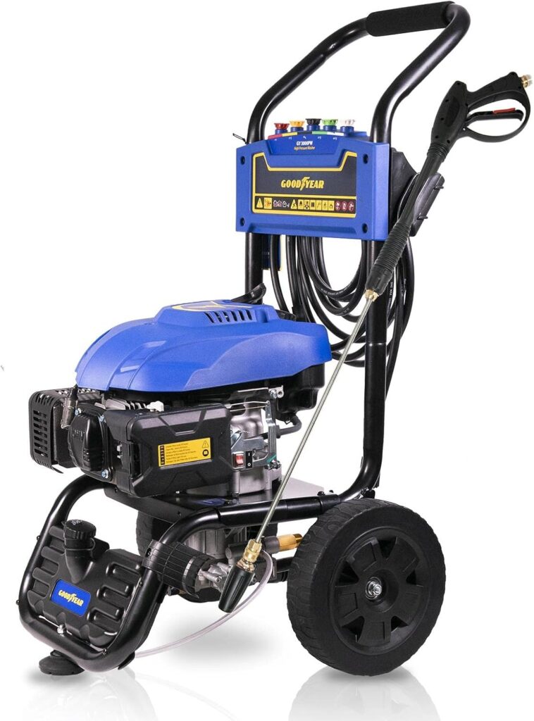 Goodyear - Hidrolimpiadora de Gasolina Goodyear 4100W 570l 206 Bares hidrolimpiadorapro.com